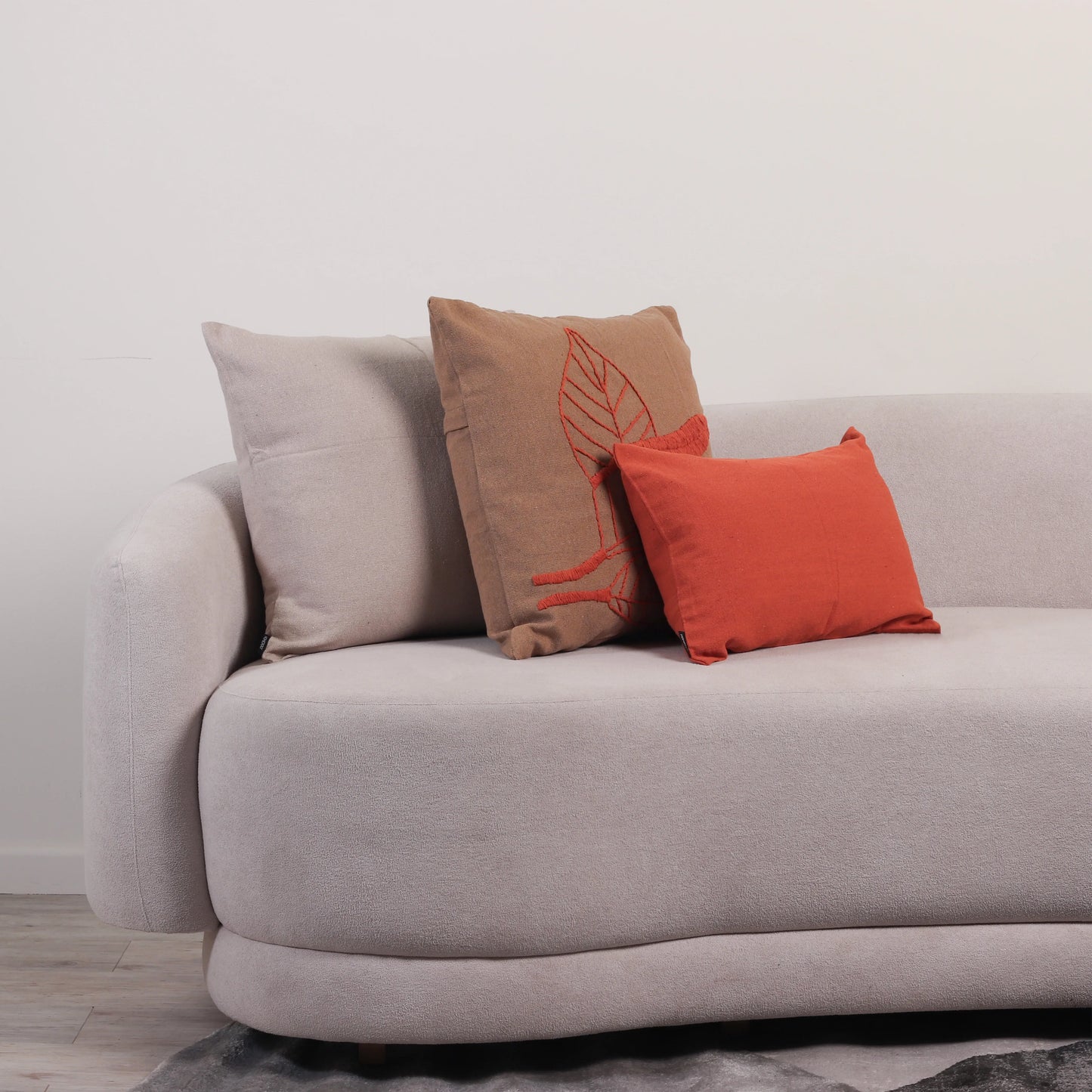 Almofada Baguete Itapi 50 x 30 cm - Terracota