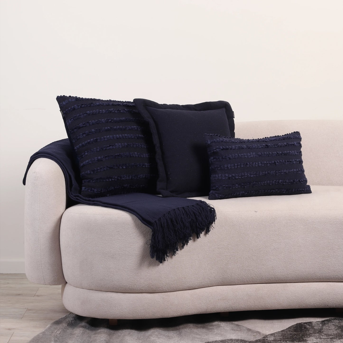 Almofada Liana 45 x 45 cm - Azul