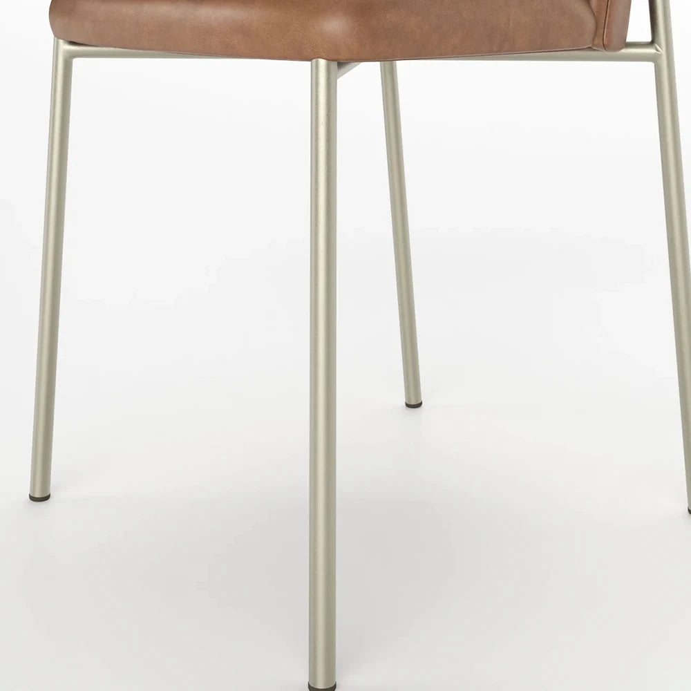 Conjunto de Jantar Mesa Retangular Harmony 8 Cadeiras Lucille - Canella c/ Caramelo