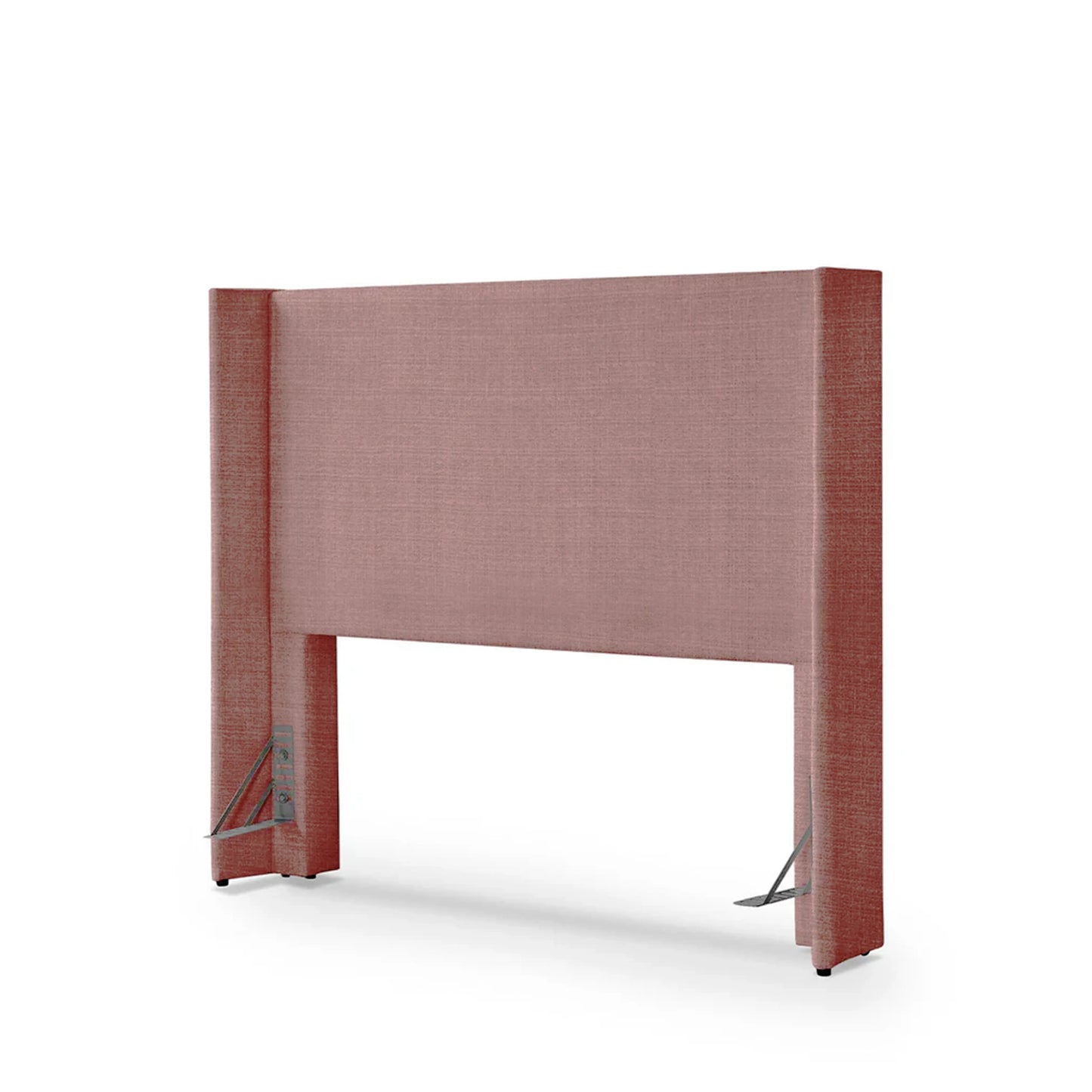 Cabeceira Casal Estofada Liya 155 cm - Linho Mescla Rosa