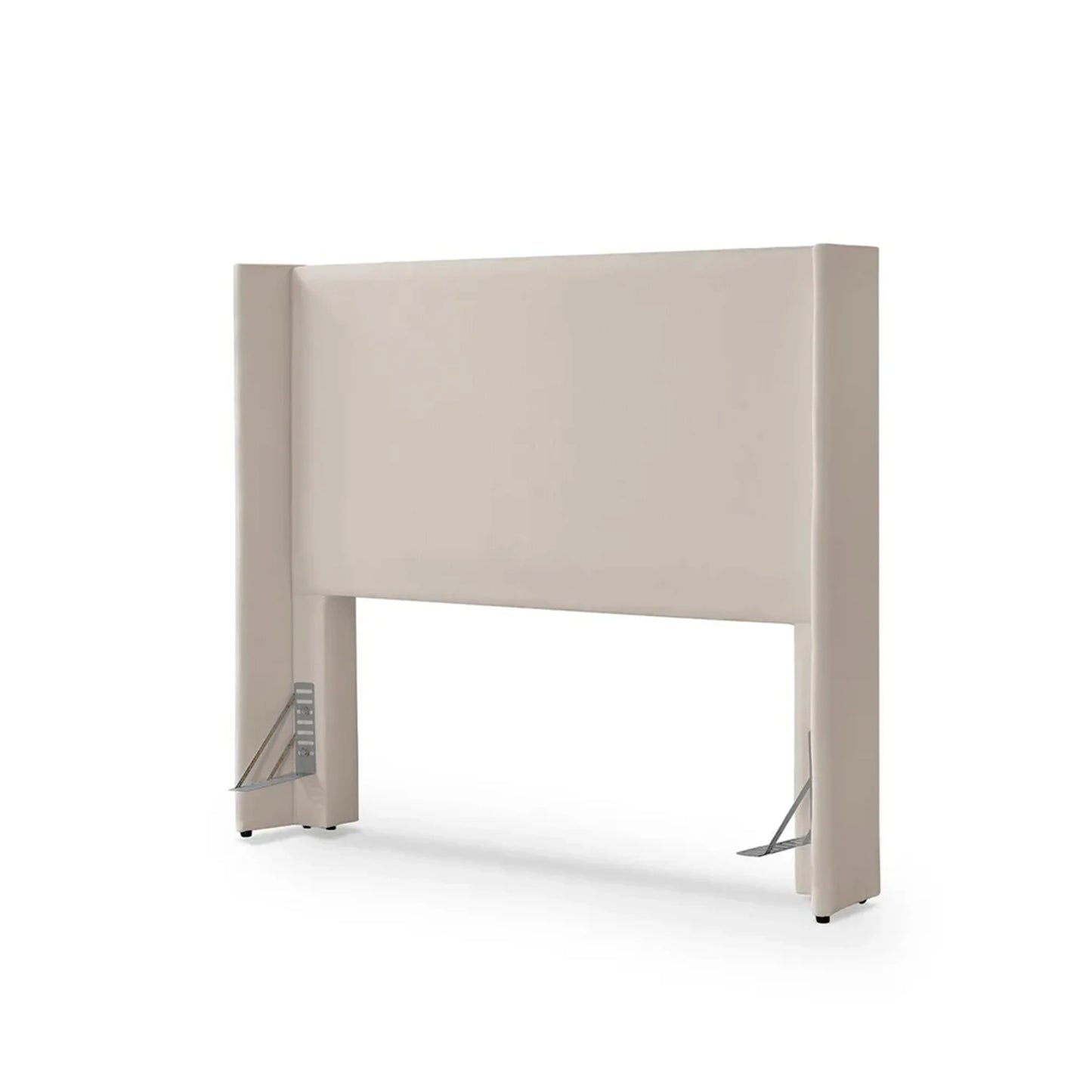 Cabeceira Casal Estofada Liya 155 cm - Linho Off White