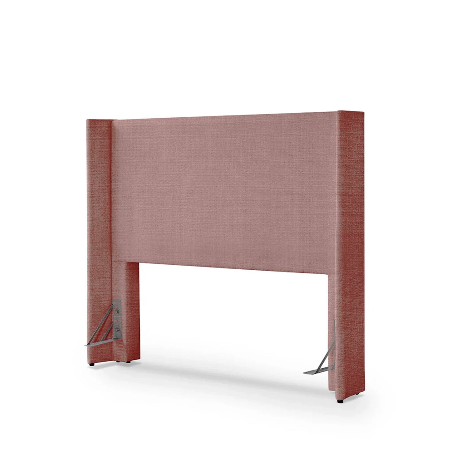 Cabeceira King Estofada Liya 208 cm - Linho Mescla Rosa