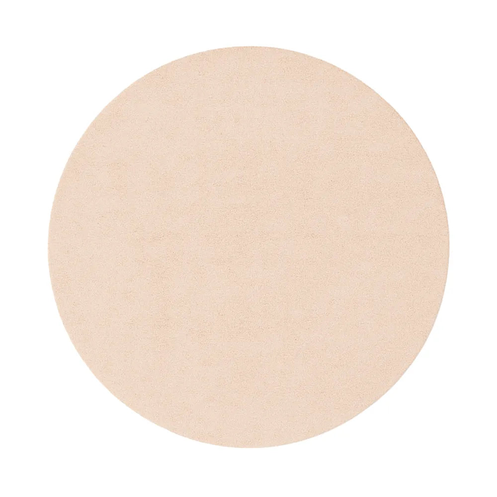 Tapete Redondo Egípcio para Sala e Quarto Cyrus 200 x 200 cm - Bege