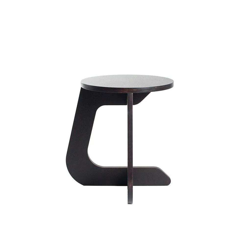 Mesa Lateral Redonda Duo 52 cm - Preto