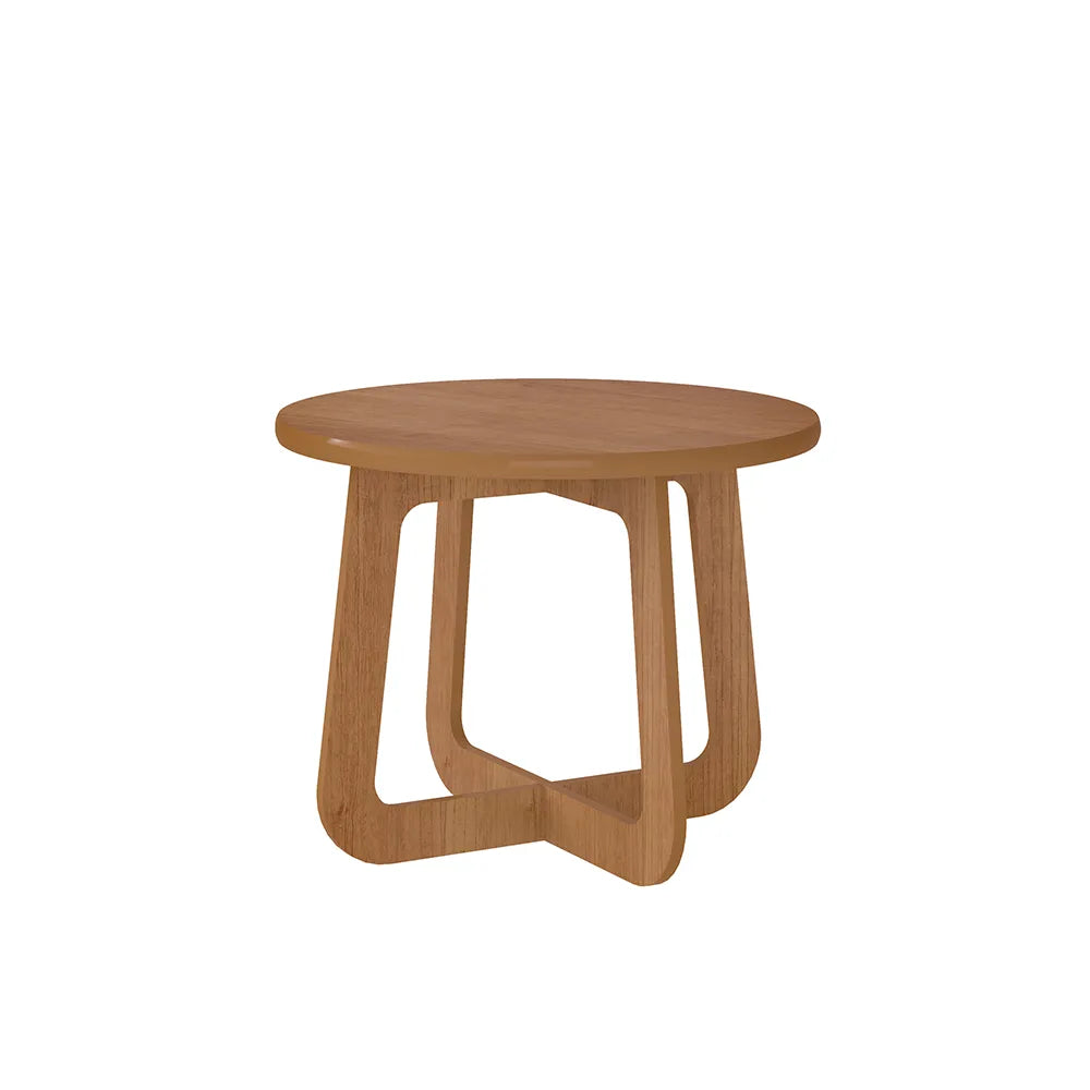 Mesa de Centro Redonda para Sala Esfera 59 cm - Mel