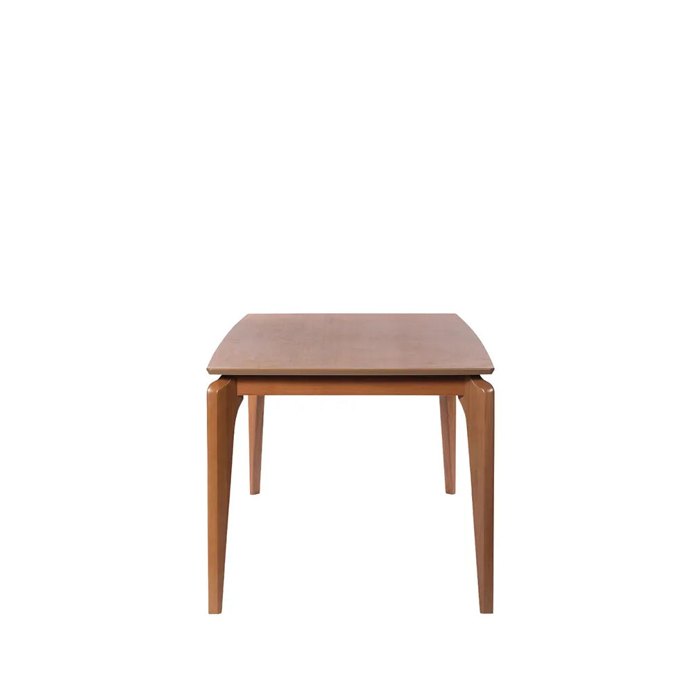Mesa de Jantar Retangular para 8 Lugares New Lauren 208 cm - Natural c/ Canella