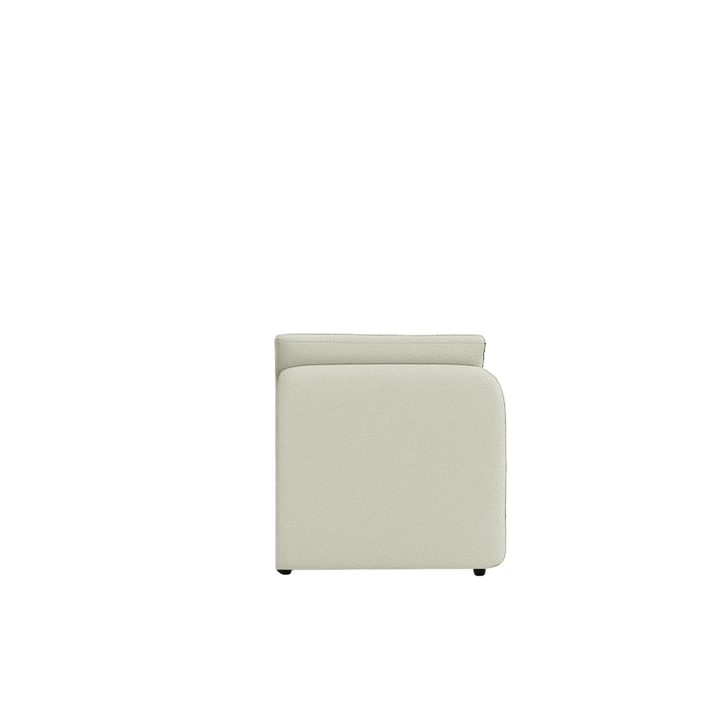 Módulo Sofá com Braço Esquerdo 1 Lugar Mood 97 cm - Linho Bege