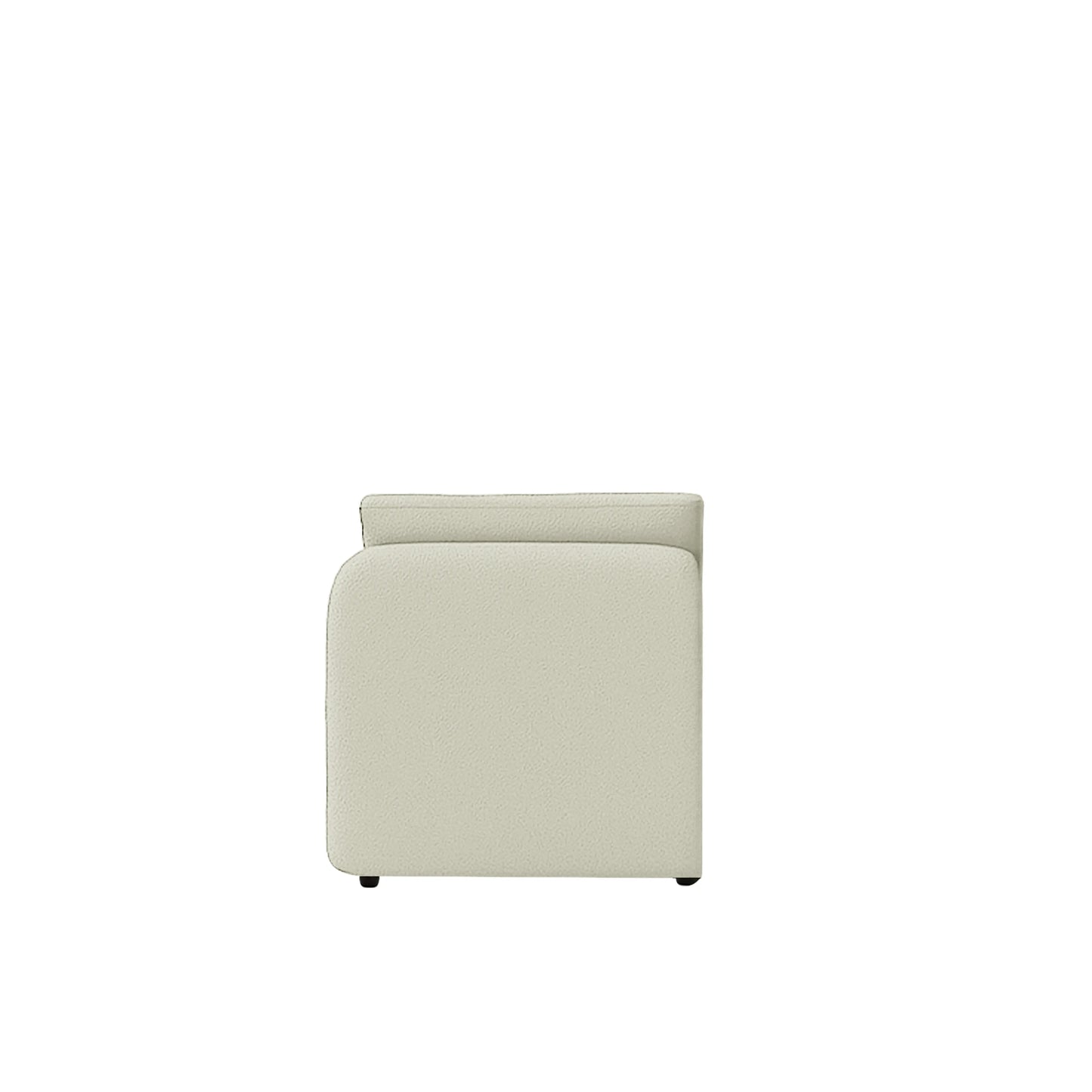 Módulo Sofá com Chaise e Braço Direito 1 Lugar Mood 97 cm - Linho Bege