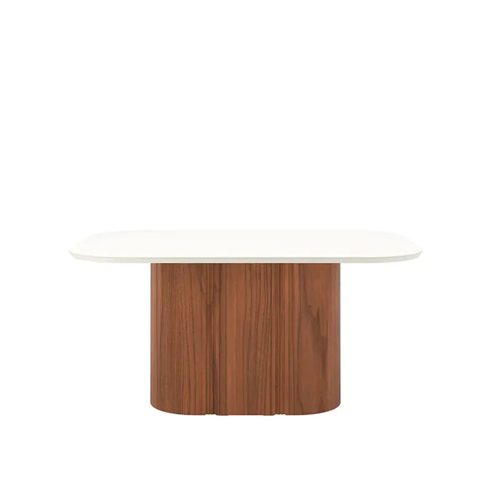 Conjunto de Jantar Mesa Retangular com Vidro 6 Cadeiras Kalina - Canella c/ Carbono