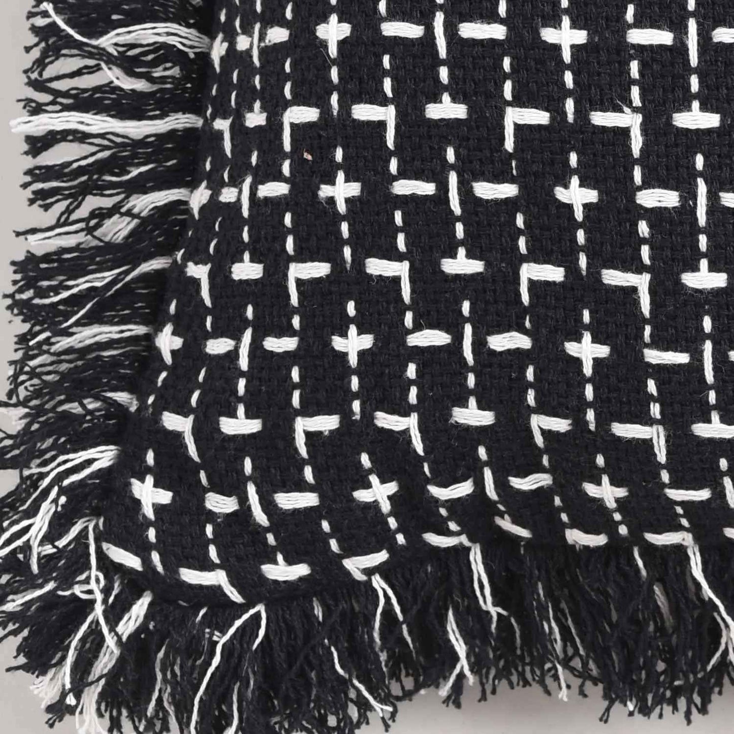 Almofada Astromélia Preto 45 x 45 cm