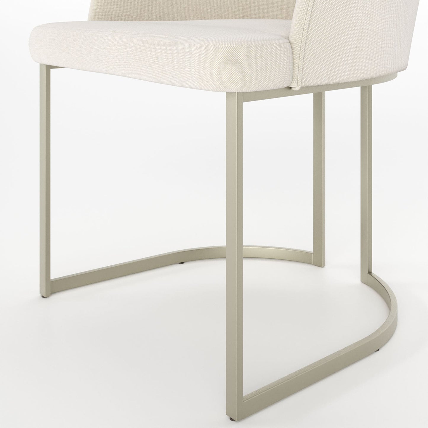 Homedock Cadeira Albany - Champanhe c/ Linho Mescla Cru Móveis Província