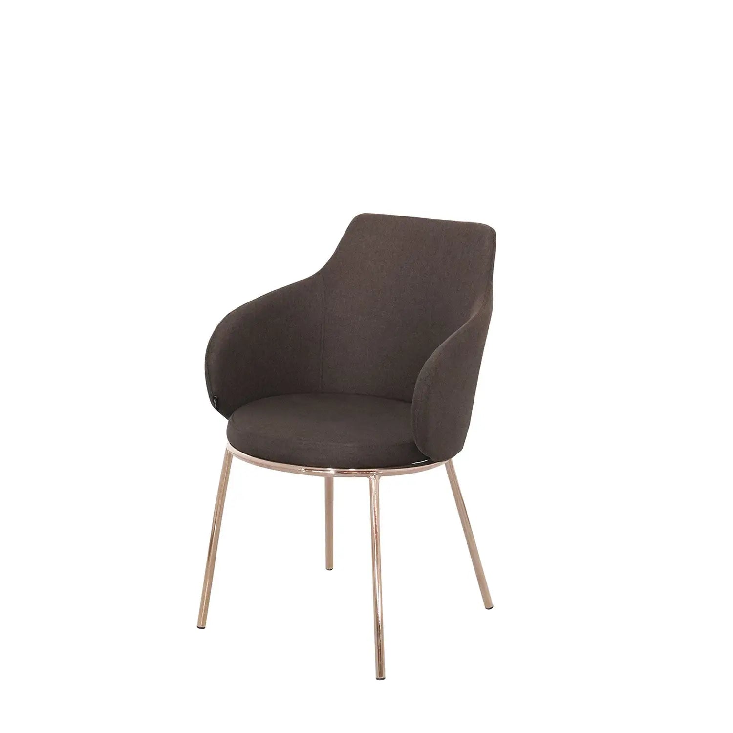 Cadeira de Balanço em Metal Titanium Marrom 85 cm - Homedock