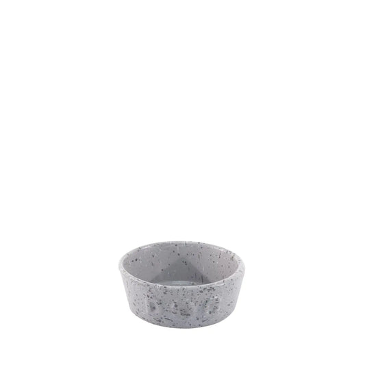Homedock Comedouro Pet de Cerâmica Dog Cinza Granito 14 cm Ceramica