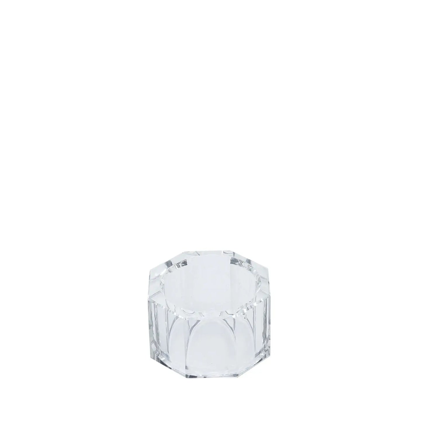 Homedock Conjunto de 4 Anéis para Guardanapo Crystal Transparente 5 cm Rojemac