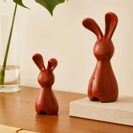 Homedock Escultura Coniglio 16 cm – Vermelho Mart