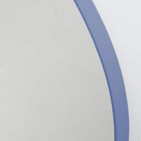 Homedock Espelho de Madeira John Azul 50 cm Decoratta