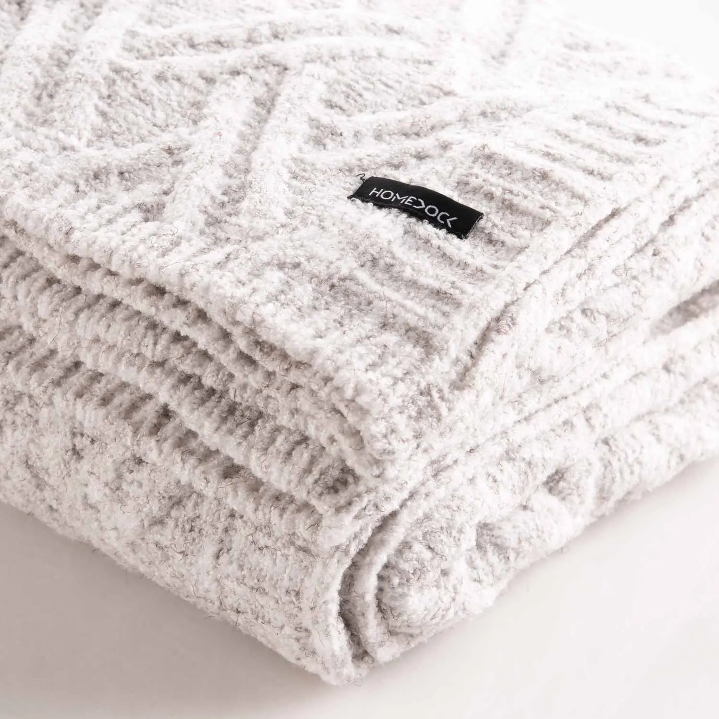 Homedock Peseira Liz Tricot Cru 230 x 60 cm Usufruto