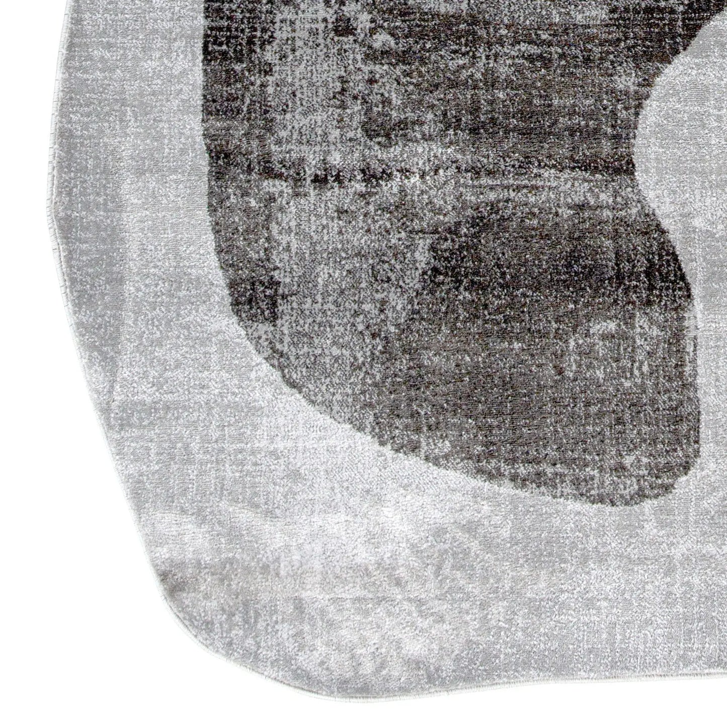 Homedock Tapete Orgânico Tezcan Cinza - 140 x 200 cm Tellaio