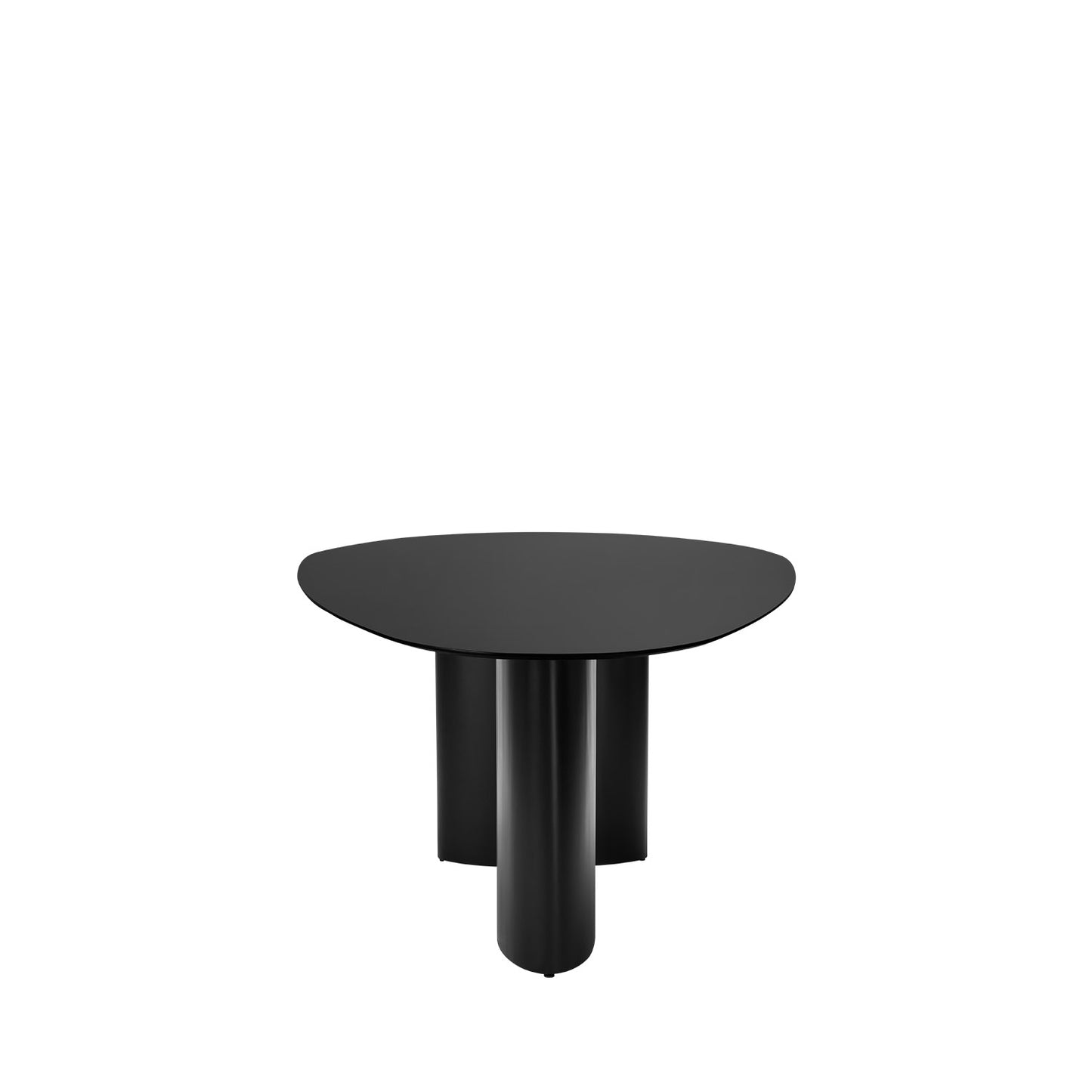 Mesa de Jantar Orgânica para 8 Lugares Gaya 220 cm - Preto Fosco