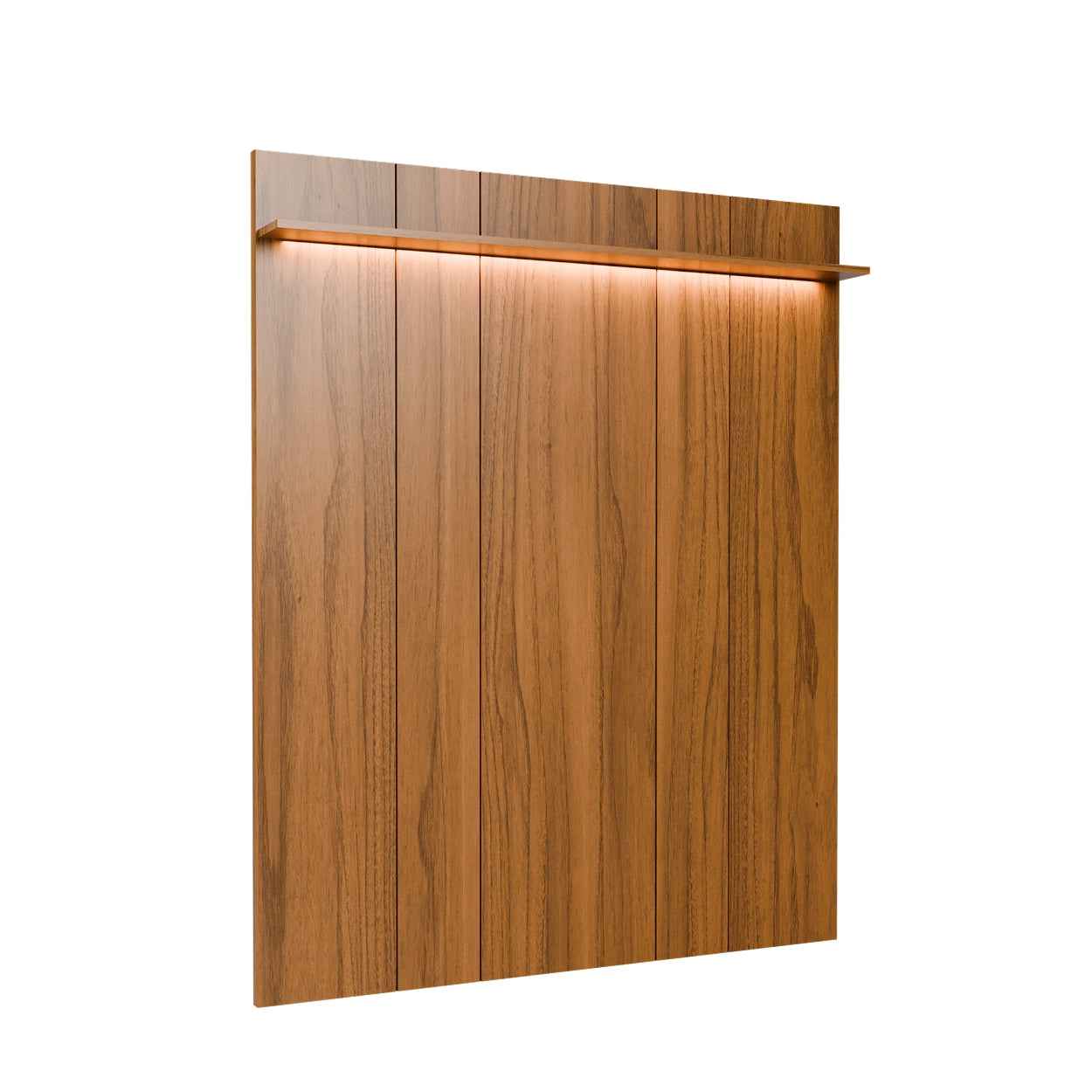 Painel para TV Até 85” com Prateleira e LED Neon Float 178 cm - Canella