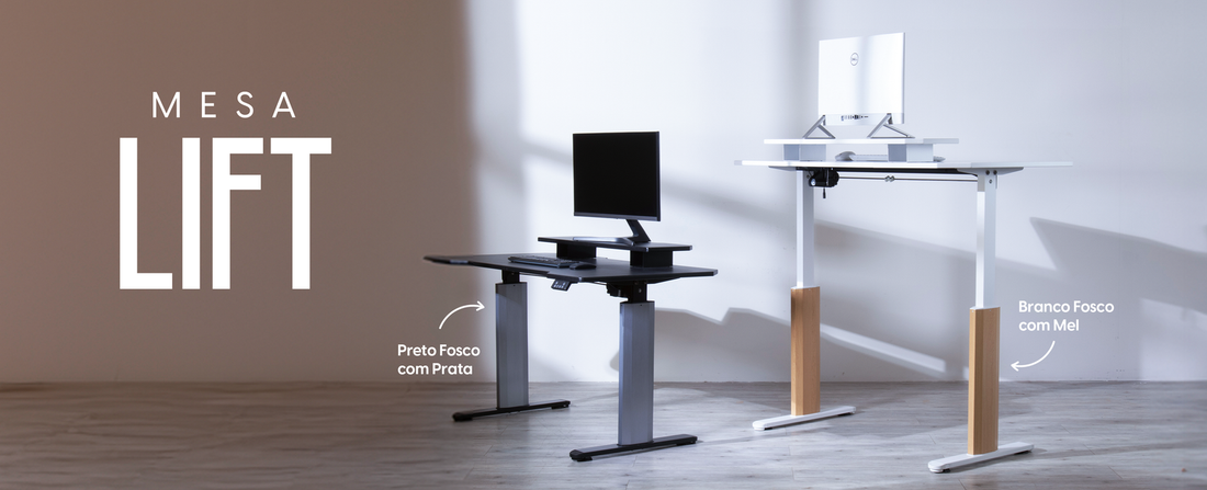 Mesa Lift com regulagem de altura elétrica: a revolução do conforto e estilo na sua decoração