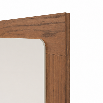 Rack Flynt com Painel Oslo para TV até 75” 3 Portas 219 cm - Canella c/ Off White Fosco