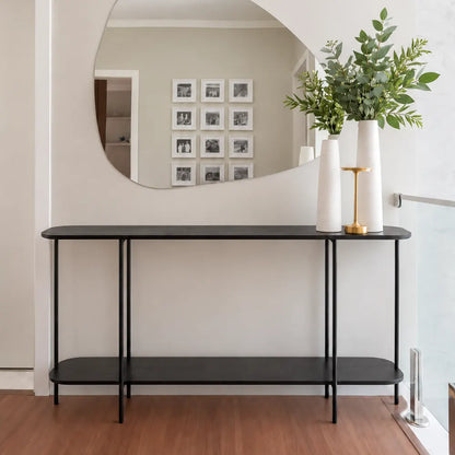 Aparador com pés em Metal Biophilia 120 cm - Preto