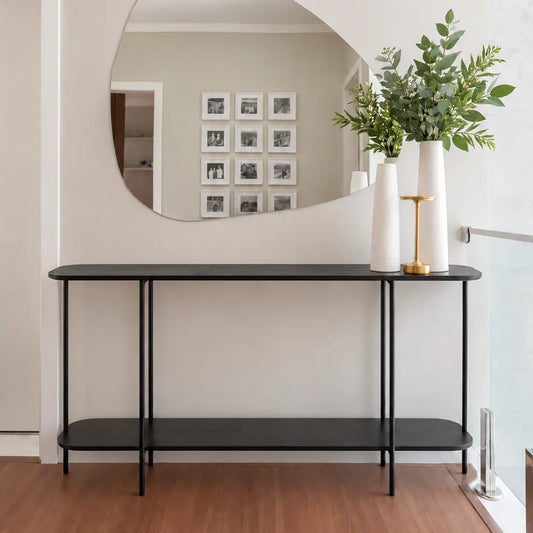 Aparador com pés em Metal Biophilia 120 cm - Preto