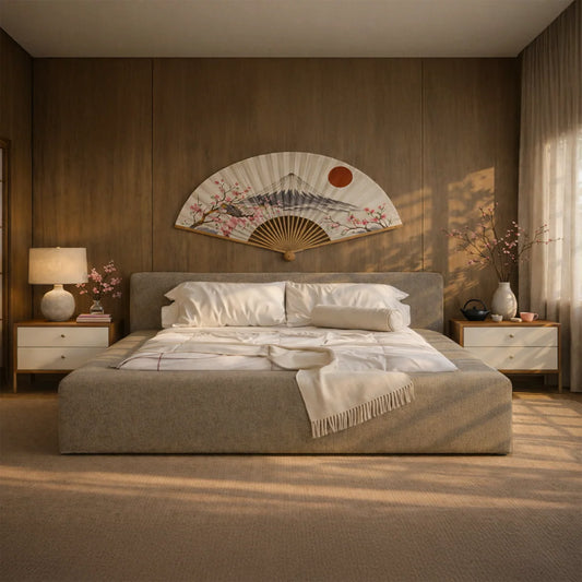 Cama Estofada King com Cabeceira Nora - Linho Fendi