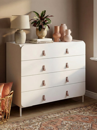 Cômoda 4 Gavetas Elo 90 cm - Branco