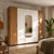 Guarda-Roupa Casal com Espelho 6 Portas 6 Gavetas 100% MDF Dayton 275 cm - Canella c/ Off White