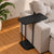 Mesa Lateral para Sofá com pés em Metal Biophilia 70 cm - Preto