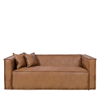 Sofá 3 Lugares Freddo 205 cm - PU Caramelo