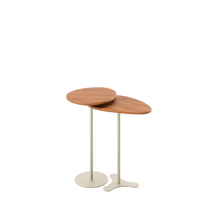 Conjunto de 2 Mesas Laterais Orgânica Botanic - Canella c/ Champanhe