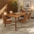 Conjunto de Jantar Mesa Retangular Harmony 6 Cadeiras Lucille - Canella c/ Caramelo