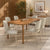 Conjunto de Jantar Mesa Retangular Harmony 6 Cadeiras Lucille - Canella c/ Palha