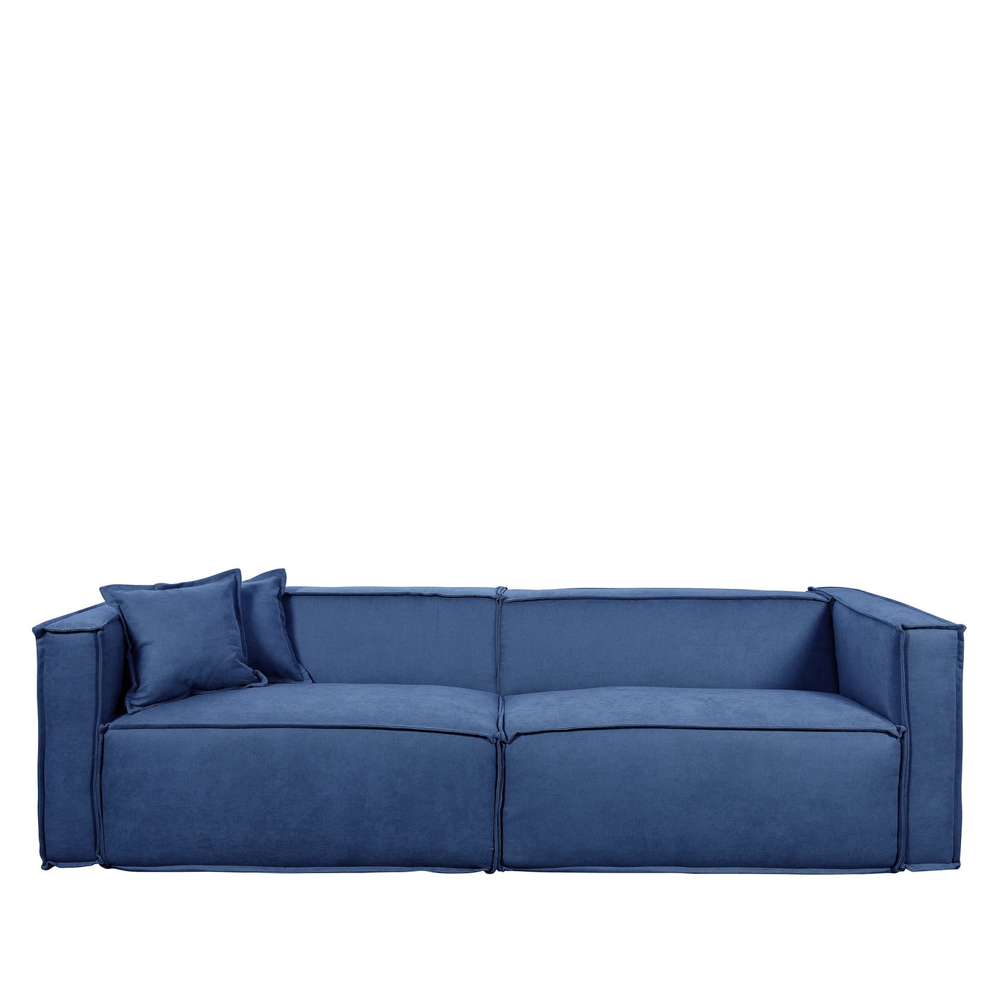 Sofá 4 Lugares Freddo 250 cm - Linho Texturizado Azul