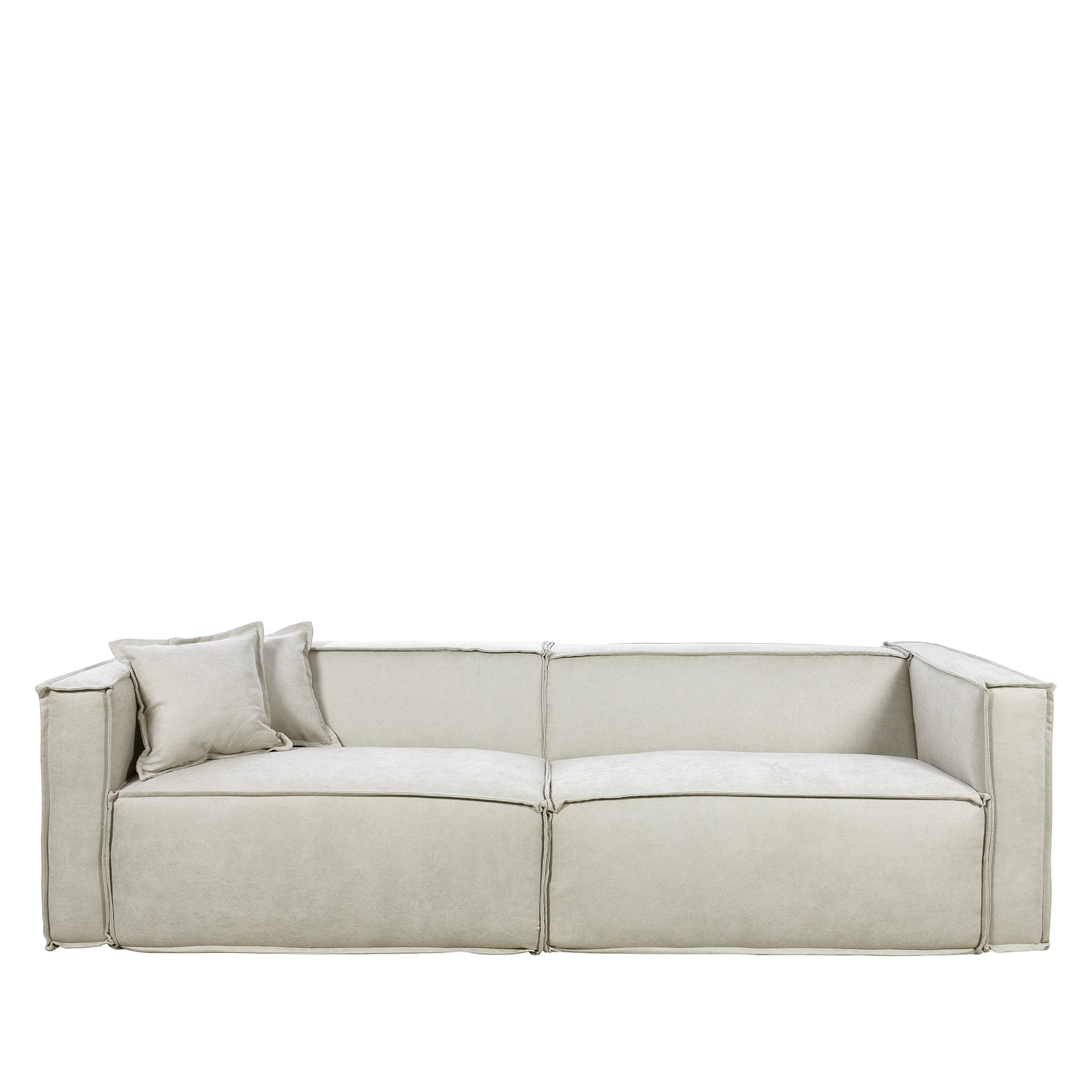 Sofá 4 Lugares Freddo 250 cm - Linho Texturizado Bege