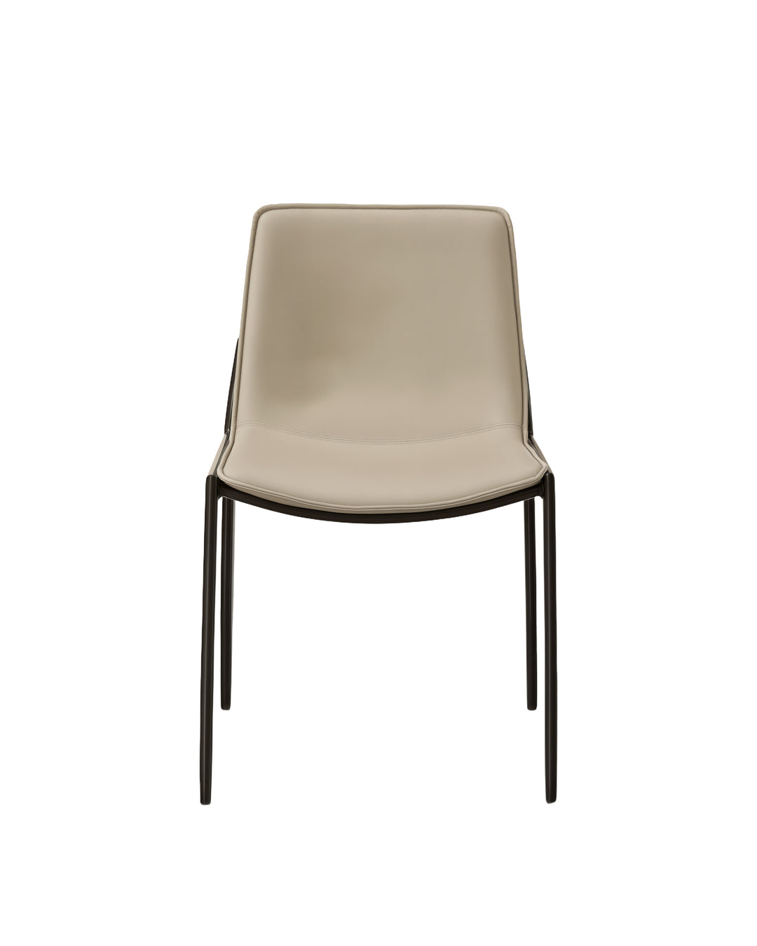 Cadeira de Aço Estofada Kora - Fendi