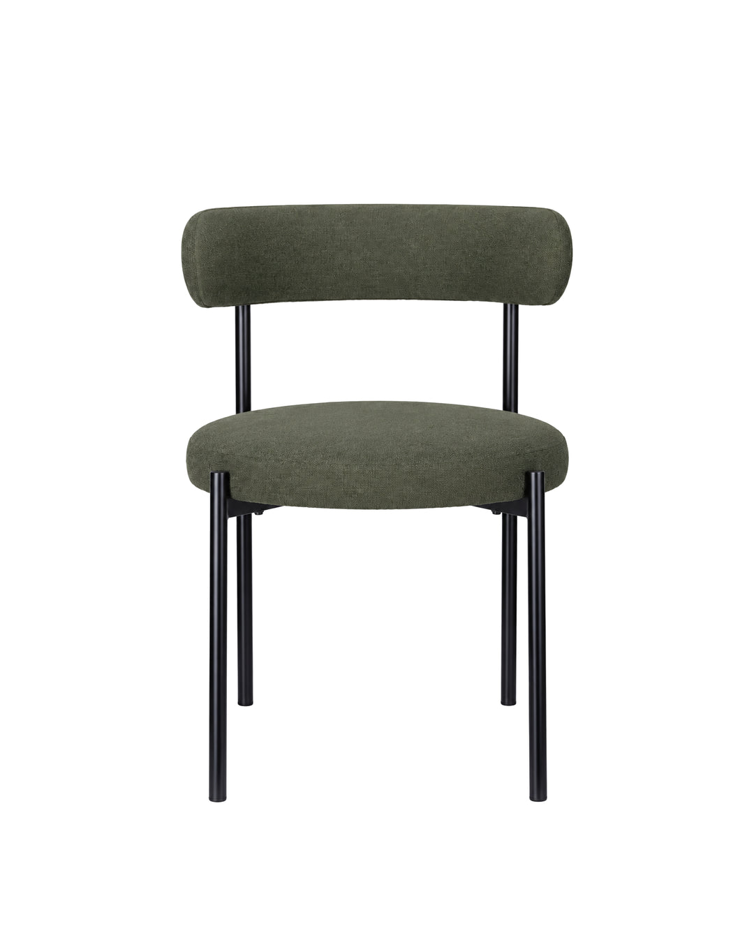 Cadeira de Aço Estofada Olyra - Verde