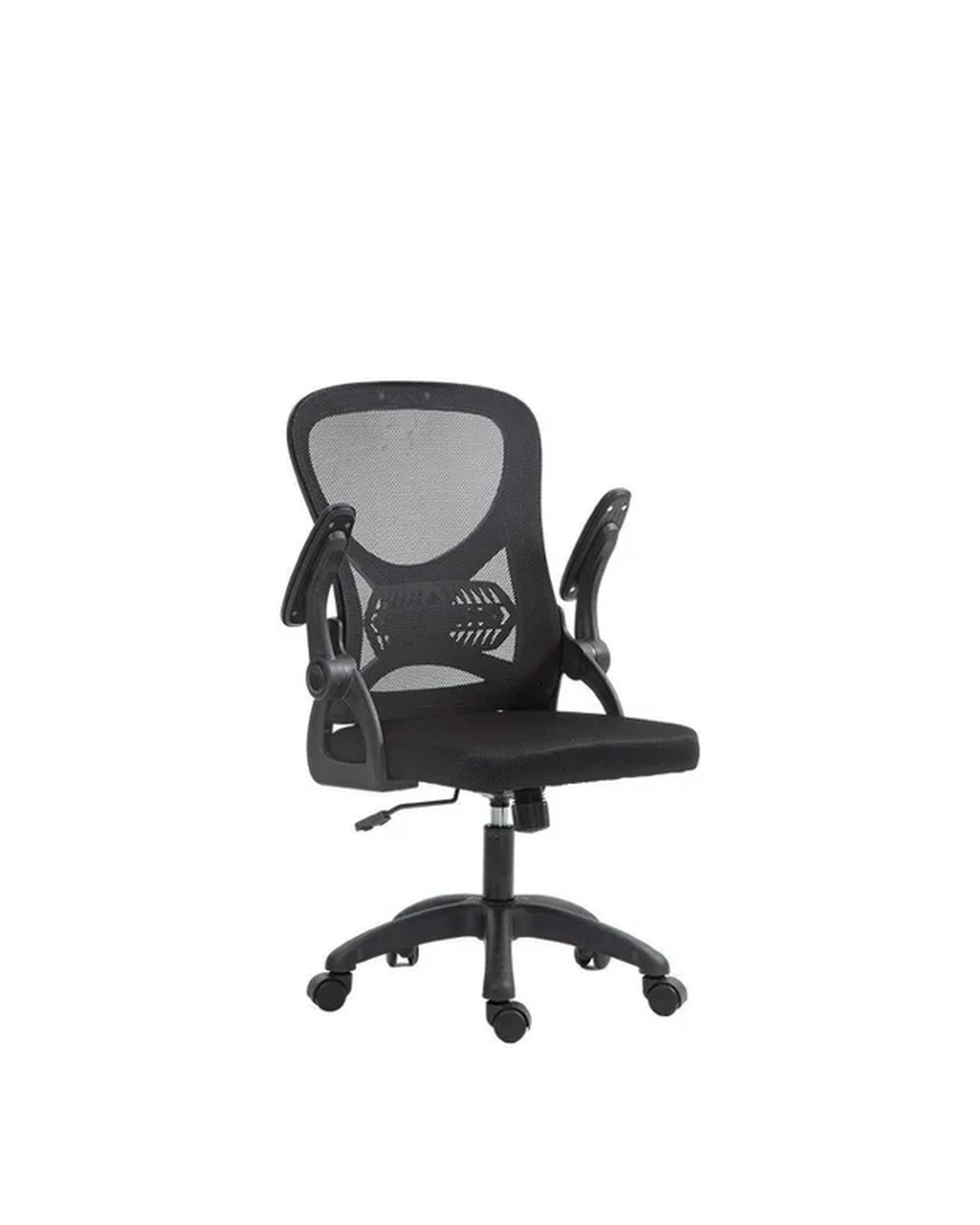 Cadeira de Escritório Ergonômica Giratória com Apoio de Braços e Regulagem de Altura Wuhan - Preta