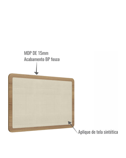 Cabeceira Solteiro Palhinha Urdi 90 cm - Mel
