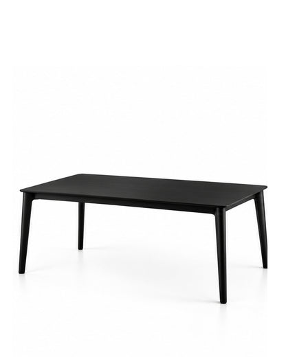 Conjunto de Jantar Mesa Olive 6 Cadeiras Aven – Preto c/ Caramelo
