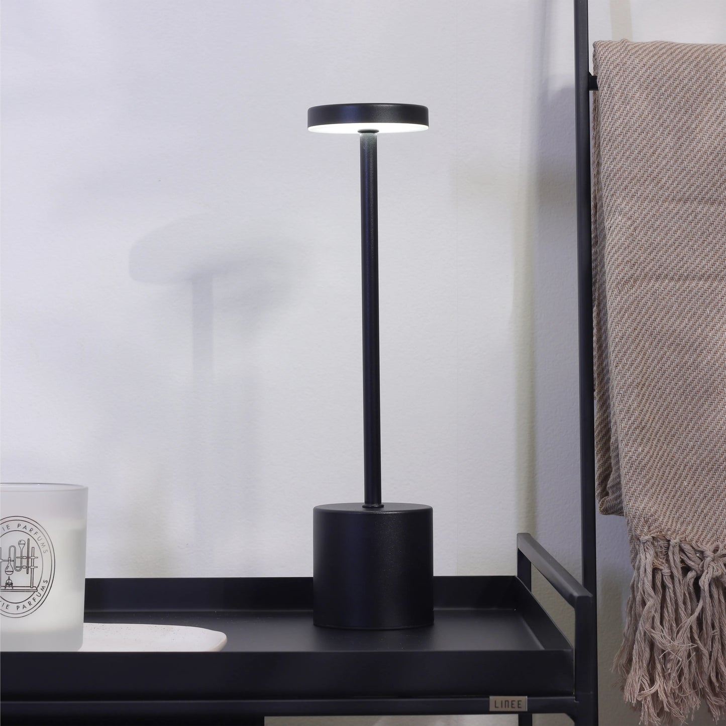 Luminária de Mesa Sem Fio Ben 34 cm - Preto