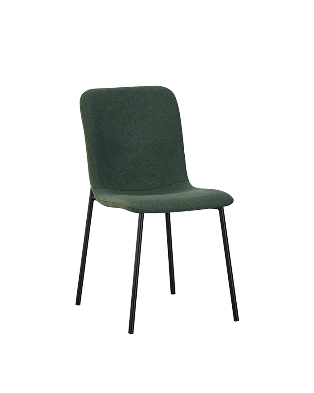 Cadeira de Aço Estofada Millow - Verde