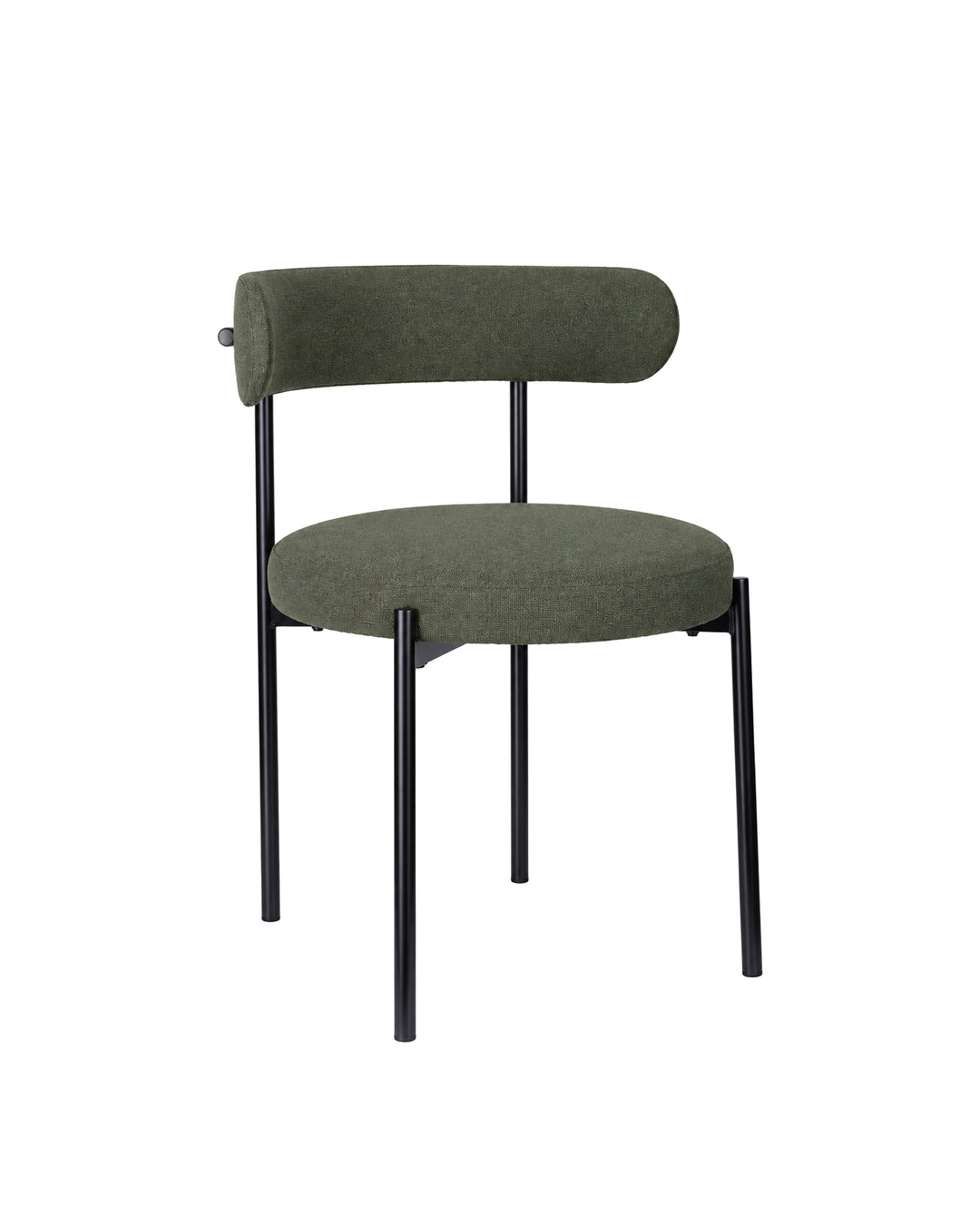 Cadeira de Aço Estofada Olyra - Verde