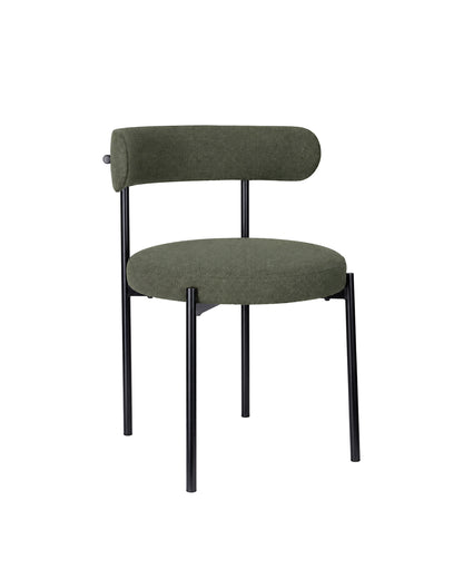 Cadeira de Aço Estofada Olyra - Verde