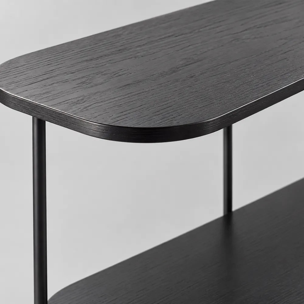 Aparador com pés em Metal Biophilia 100 cm - Preto