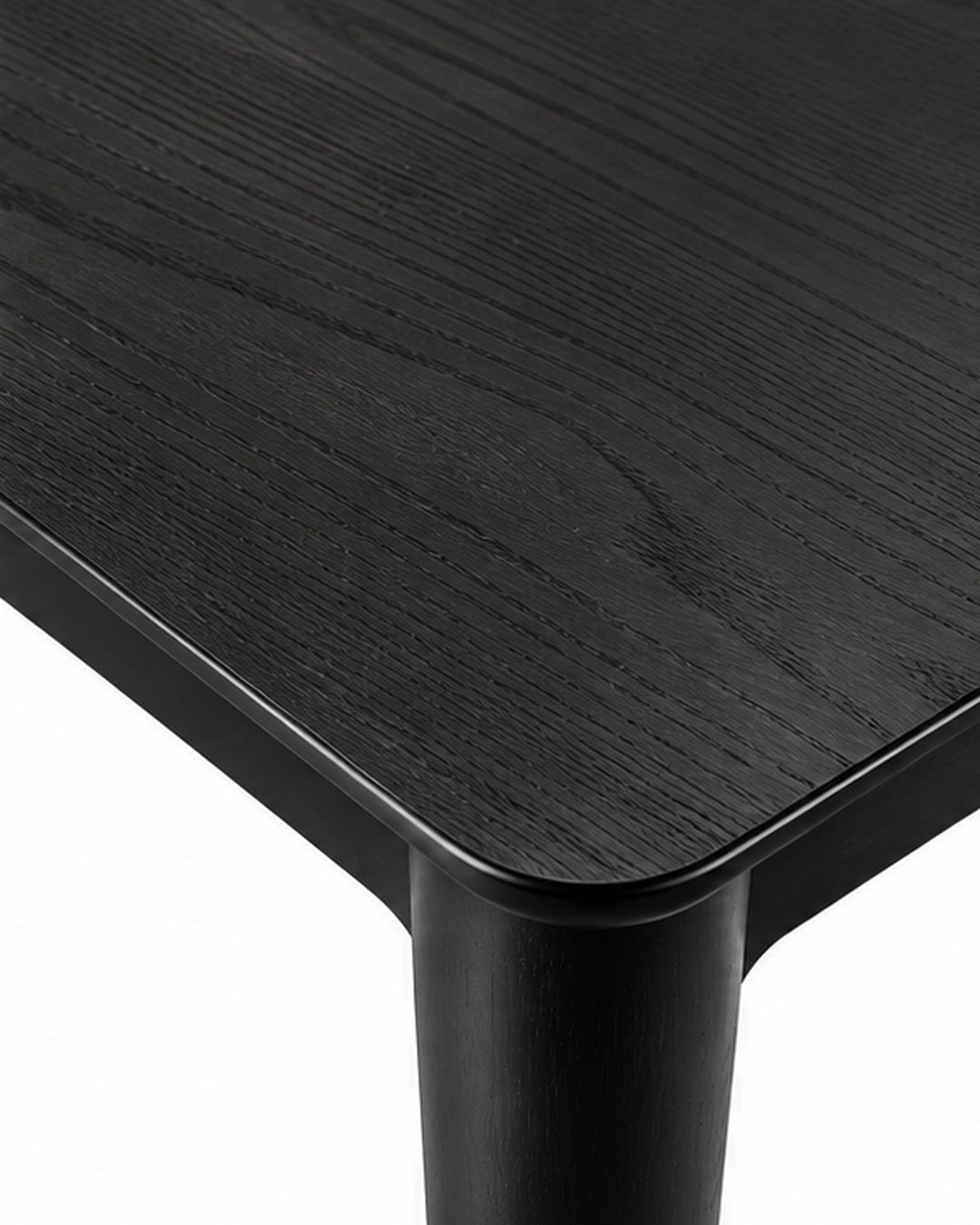 Conjunto de Jantar Mesa Olive 6 Cadeiras Millow – Preto c/ Marrom