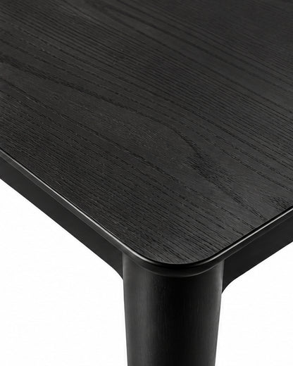 Conjunto de Jantar Mesa Olive 6 Cadeiras Millow – Preto c/ Marrom